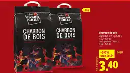 Lidl CARBO GRILL Charbon de bois offre