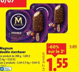 Lidl Magnum double starchaser offre