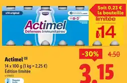 Lidl ACTIMEL Actimel offre