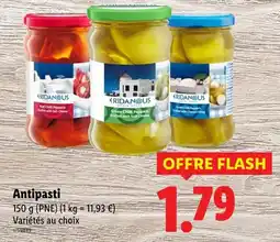 Lidl Eridanous Antipasti offre