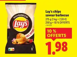 Lidl LAY'S Lay’s chips saveur barbecue offre