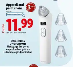 Lidl Sanitas Appareil anti points noirs offre