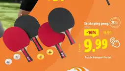 Lidl Crivit Set de ping pong offre