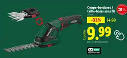 Lidl Parkside Coupe-bordures / taille-haies sans fil offre