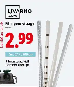 Lidl Livarno home Film pour vitrage offre