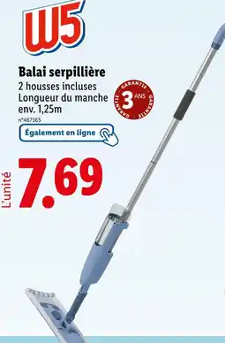 Lidl W5 Balai serpillière offre