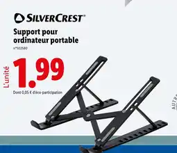 Lidl SILVERCREST Support pour ordinateur portable offre