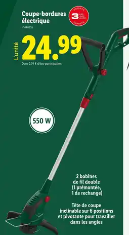 Lidl PARKSIDE Coupe-bordures électrique offre