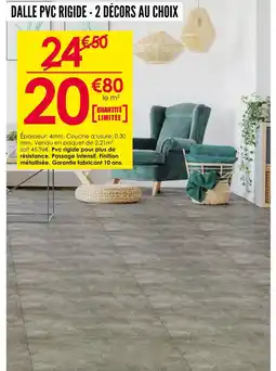 Décor Discount Dalle pvc rigide - 2 décors au choix offre