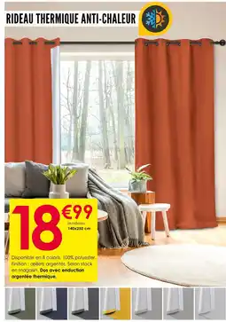 Décor Discount Rideau thermique anti-chaleur offre