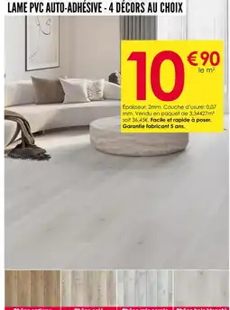 Décor Discount Lame pvc auto-adhésive - 4 décors au choix offre