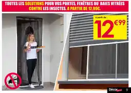 Décor Discount TOUTES LES SOLUTIONS POUR VOS PORTES, FENÊTRES OU BAIES VITRÉES. CONTRE LES INSECTES offre