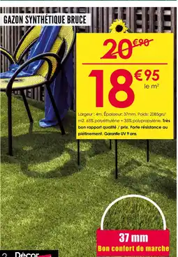 Décor Discount Gazon synthétique Bruce offre