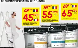 Décor Discount ARTO SOUS COUCHE ET PEINTURE ARTO PREMIUM MURS ET PLAFONDS 10L offre