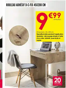 Décor Discount ROULEAU ADHÉSIF D-C-FIX 45X200 CM offre