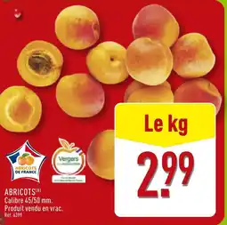 ALDI Abricots offre
