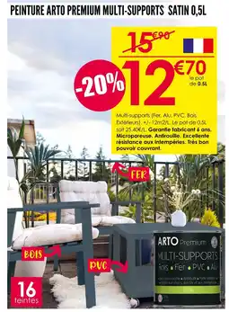 Décor Discount Peinture arto premium multi-supports satin 0,5l offre