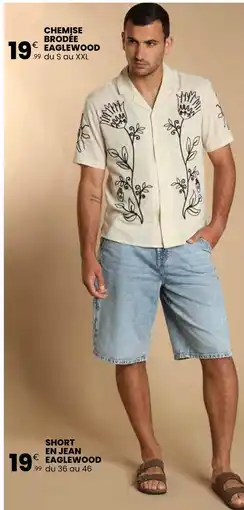 Stokomani Eaglewood Chemise brodée offre
