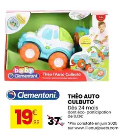 Stokomani Clementoni Théo l'Auto Culbuto offre