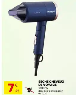 Stokomani Techwood Sèche Cheveux de Voyage offre