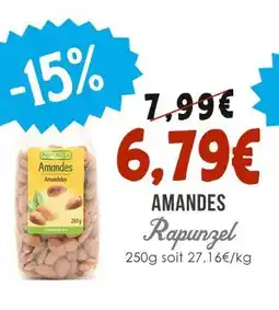 Naturalia RAPUNZEL Amandes offre