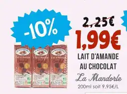 Naturalia LA MANDORLE Lait d'amande au chocolat offre