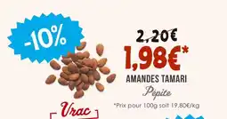 Naturalia Amandes Tamari offre