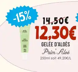 Naturalia PRIM'ALOÉ Gelée d'aloès offre