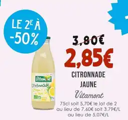 Naturalia Vitamont Citronnade Jaune offre