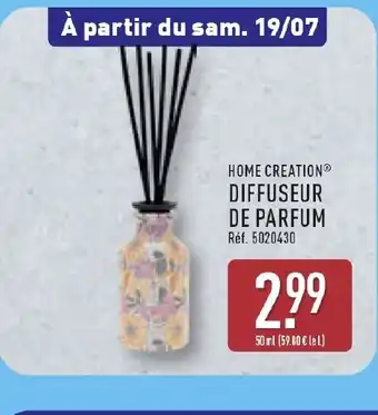 ALDI HOME CREATION Diffuseur de parfum offre