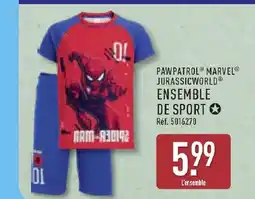 ALDI PAW PATROL MARVEL JURASSICWORLD Ensemble de sport offre