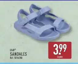 ALDI L&D Sandales offre