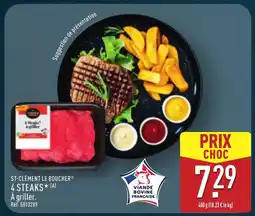 ALDI ST-CLÉMENT LE BOUCHER 4 steaks offre