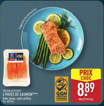 ALDI GOLDEN SEAFOOD 4 pavés de saumon offre