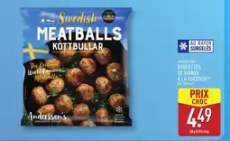 ALDI ANDERSSON Boulettes de viande à la suédoise offre