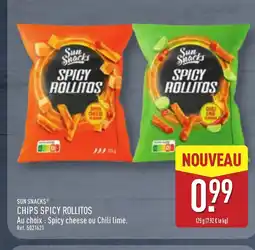 ALDI SUN SNACKS Chips spicy rollitos offre