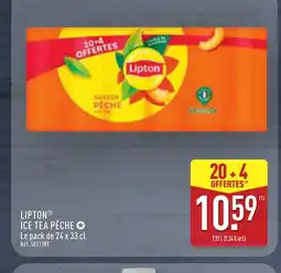 ALDI LIPTON Ice tea pêche offre