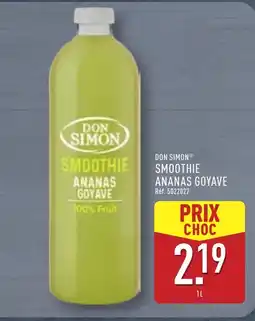 ALDI DON SIMON Smoothe ananas goyave offre