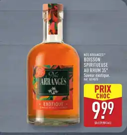 ALDI NOS ARRANGES Boisson spiritueuse au rhum 35° offre