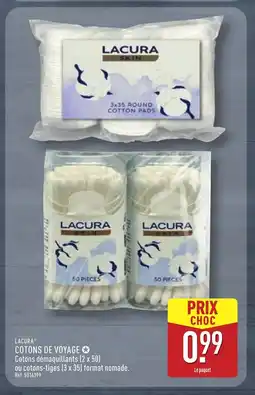 ALDI LACURA Cotons de voyage offre