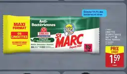 ALDI ST MARC Lingettes désinfectantes x66 offre