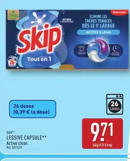 ALDI SKIP Lessive capsule offre