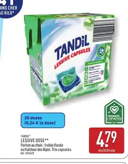ALDI TANDIL Lessive dose offre