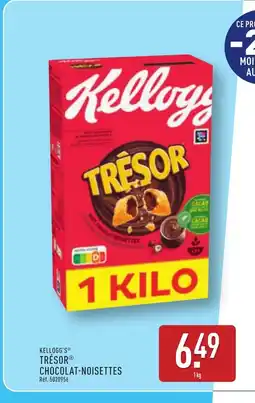 ALDI KELLOGG'S Trêsor chocolat-noisettes offre