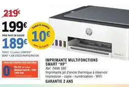 E.Leclerc IMPRIMANTE MULTIFONCTIONS SMART “HP” offre