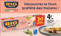 E.Leclerc Thon entier à l'huile d'olive Rio Mare offre
