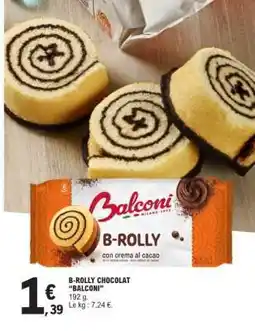 E.Leclerc B-ROLLY CHOCOLAT BALCONI offre