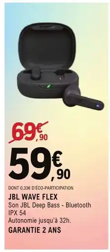 E.Leclerc JBL WAVE FLEX offre