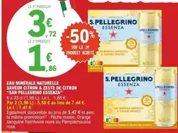 E.Leclerc S. Pellegrino Essenza offre