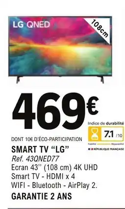 E.Leclerc SMART TV LG offre